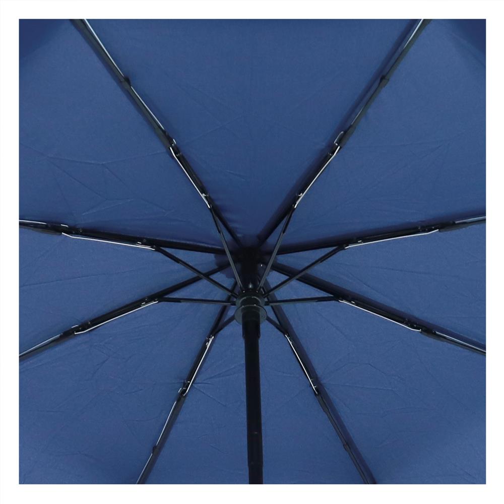 ร่มพับ 3 ตอน PLIM AUTO RAINNY สีน้ำเงิน