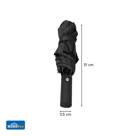 ร่มพับ 3 ตอน PLIM AUTO RAINNY สีดำ_8