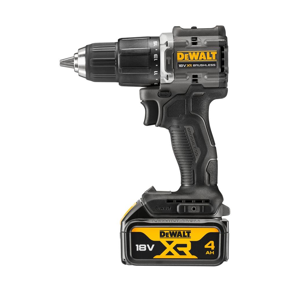 สว่านกระแทกไร้สาย (พร้อมแบตเตอรี่) DEWALT DCD100M1T 18 โวลต์ 4 AH