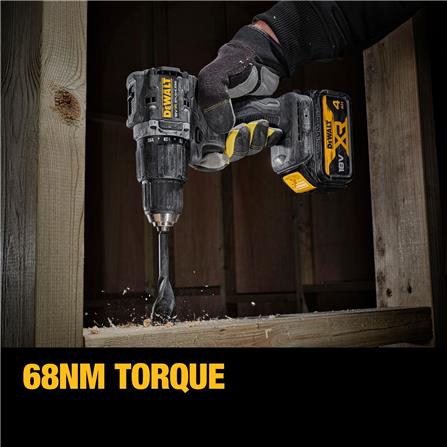 สว่านกระแทกไร้สาย (พร้อมแบตเตอรี่) DEWALT DCD100M1T 18 โวลต์ 4 AH_8