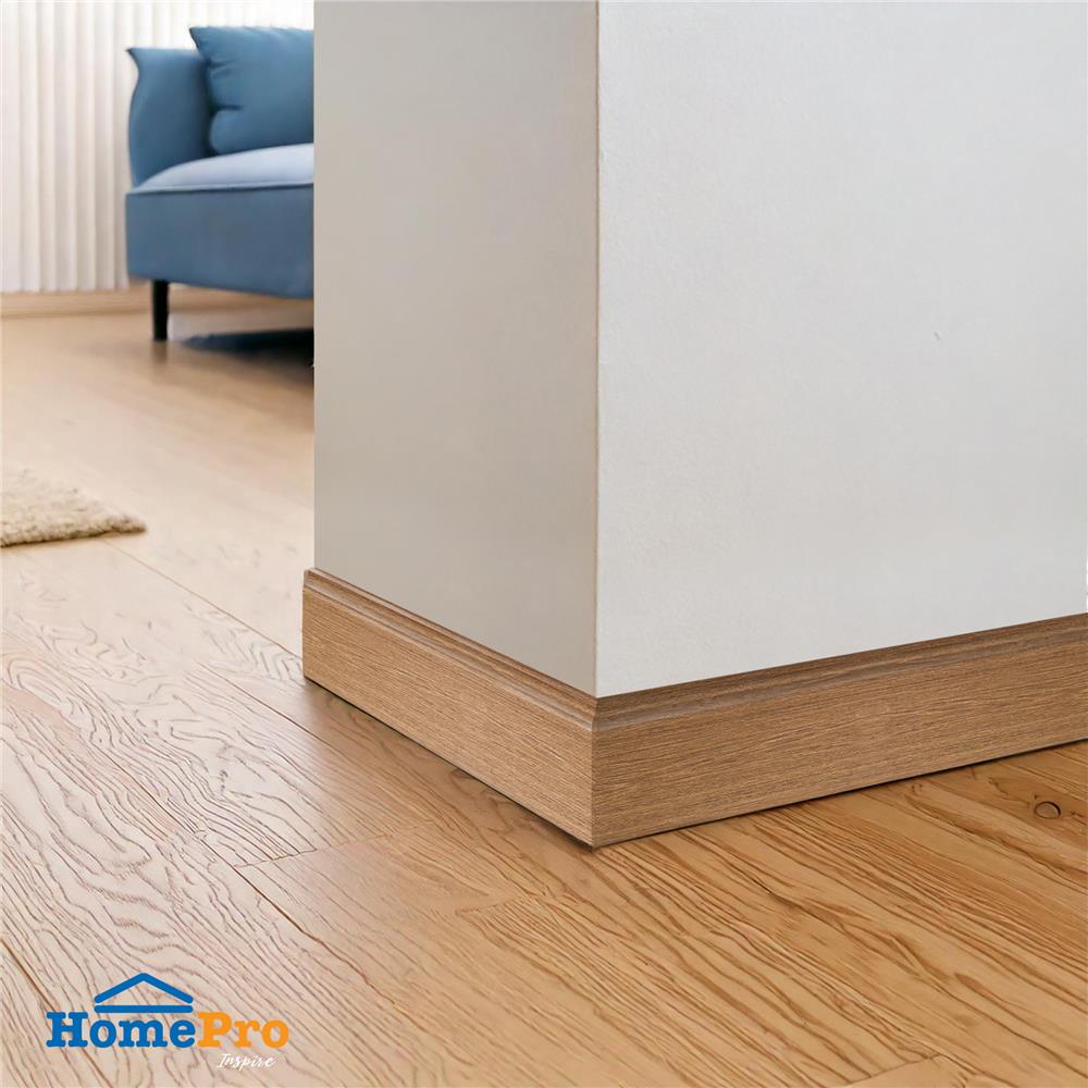 บัวพื้น PS CROBERN JC879-708T 9.5x300x1.2 ซม. สีวอลนัท