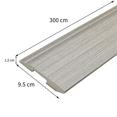 บัวพื้น PS CROBERN JC879-361T 9.5x300x1.2 ซม. สีเทา_5