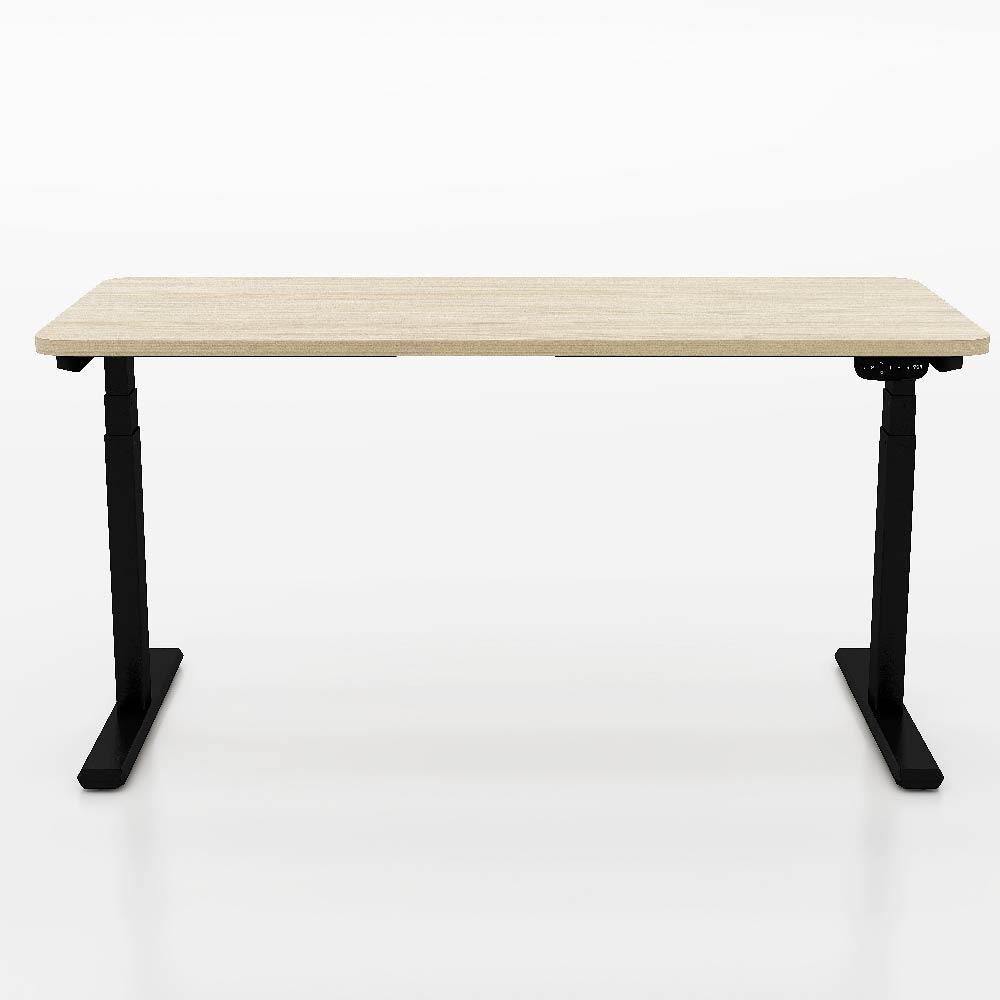 โต๊ะปรับระดับไฟฟ้า WORKSCAPE WDH-0011R 180 ซม. สีลาเต้/ดำ