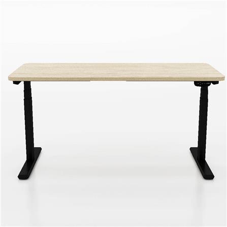 โต๊ะปรับระดับไฟฟ้า WORKSCAPE WDH-0009R 120 ซม. สีลาเต้/ดำ_1