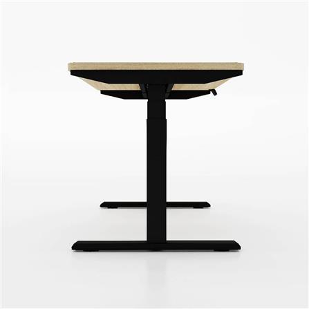 โต๊ะปรับระดับไฟฟ้า WORKSCAPE WDH-0009R 120 ซม. สีลาเต้/ดำ_2