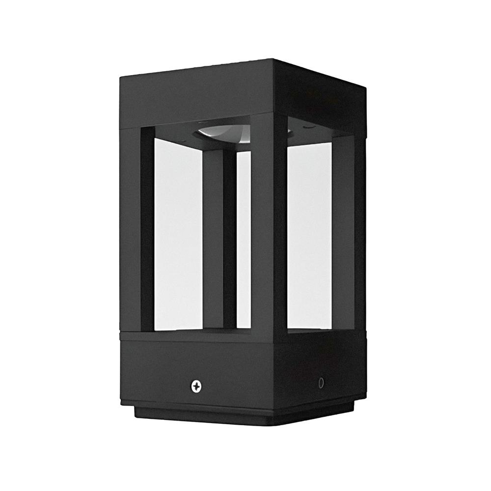 ไฟหัวเสา LED L&E 9P-A0230 6 วัตต์ WARM WHITE สีดำ