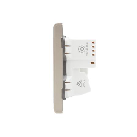 ชุดเต้ารับเดี่ยว 3 ขา SAHN D10L-G สีทอง_4