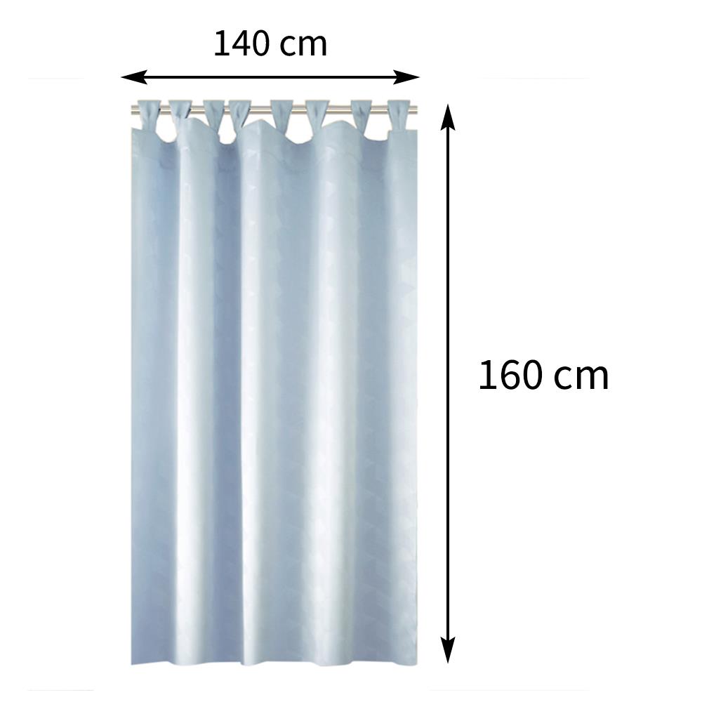 ผ้าม่านห่วง HOME LIVING STYLE KIONY UV 140X160 ซม. สีฟ้า