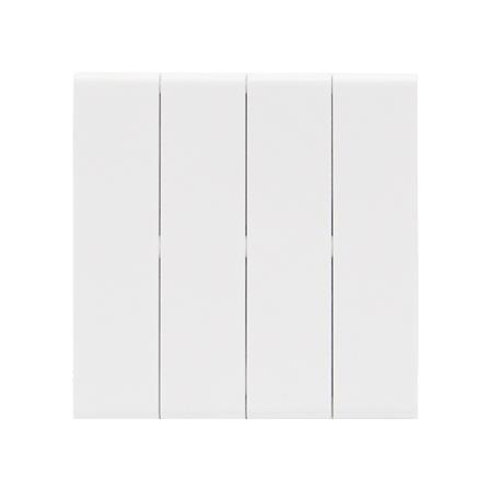 ชุดสวิตซ์ 2 ทาง 4 ช่อง SAHN D042-WHM สีขาวด้าน_0