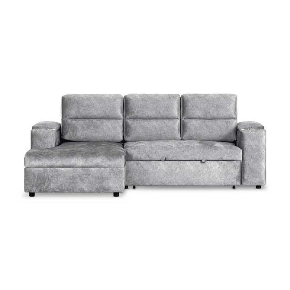 โซฟาเบด AS FURNITURE BICHONG RCGYU39 สีเทาอ่อน