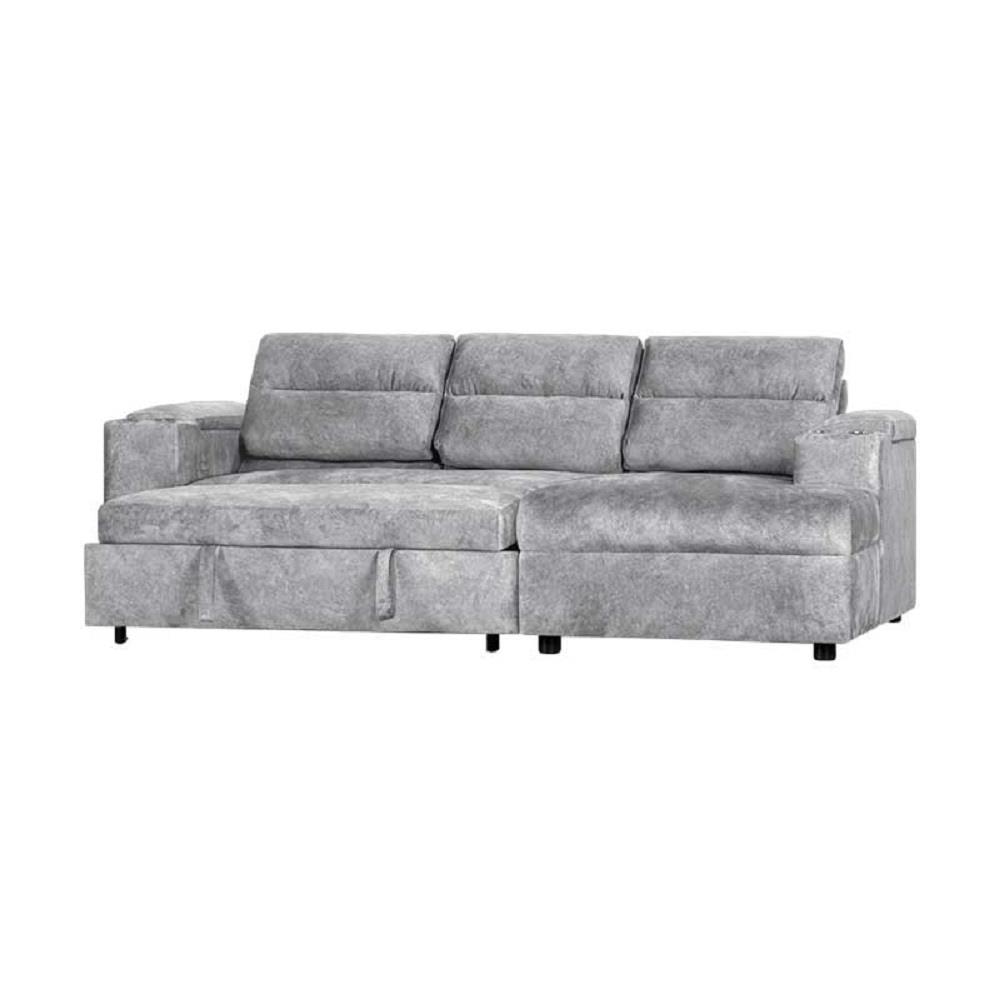 โซฟาเบด AS FURNITURE BICHONG LCGYU39 สีเทาอ่อน