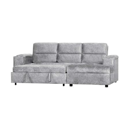 โซฟาเบด AS FURNITURE BICHONG LCGYU39 สีเทาอ่อน_3