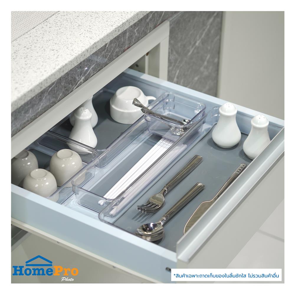 ถาดเก็บของในลิ้นชัก KECH KLAR 9x9x4.5 ซม. สีใส