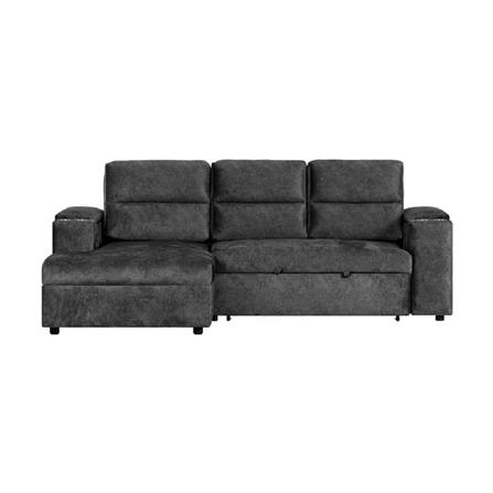 โซฟาเบด AS FURNITURE BICHONG RCGYU40 สีเทาเข้ม_1