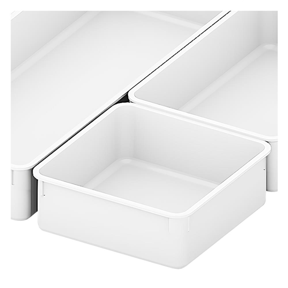 ถาดเก็บของในลิ้นชัก KECH OMO SET3 3 ชิ้น สีขาว