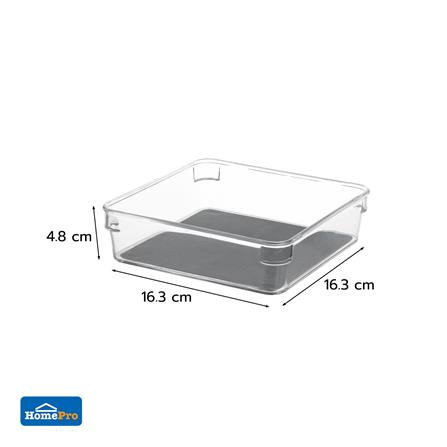 ถาดเก็บของในลิ้นชัก KECH KLAR 16.3x16.3x4.8 ซม. สีใส_6