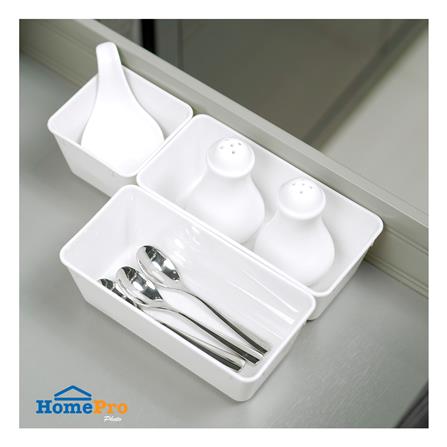 ถาดเก็บของในลิ้นชัก KECH OMO SET1 3 ชิ้น สีขาว_3