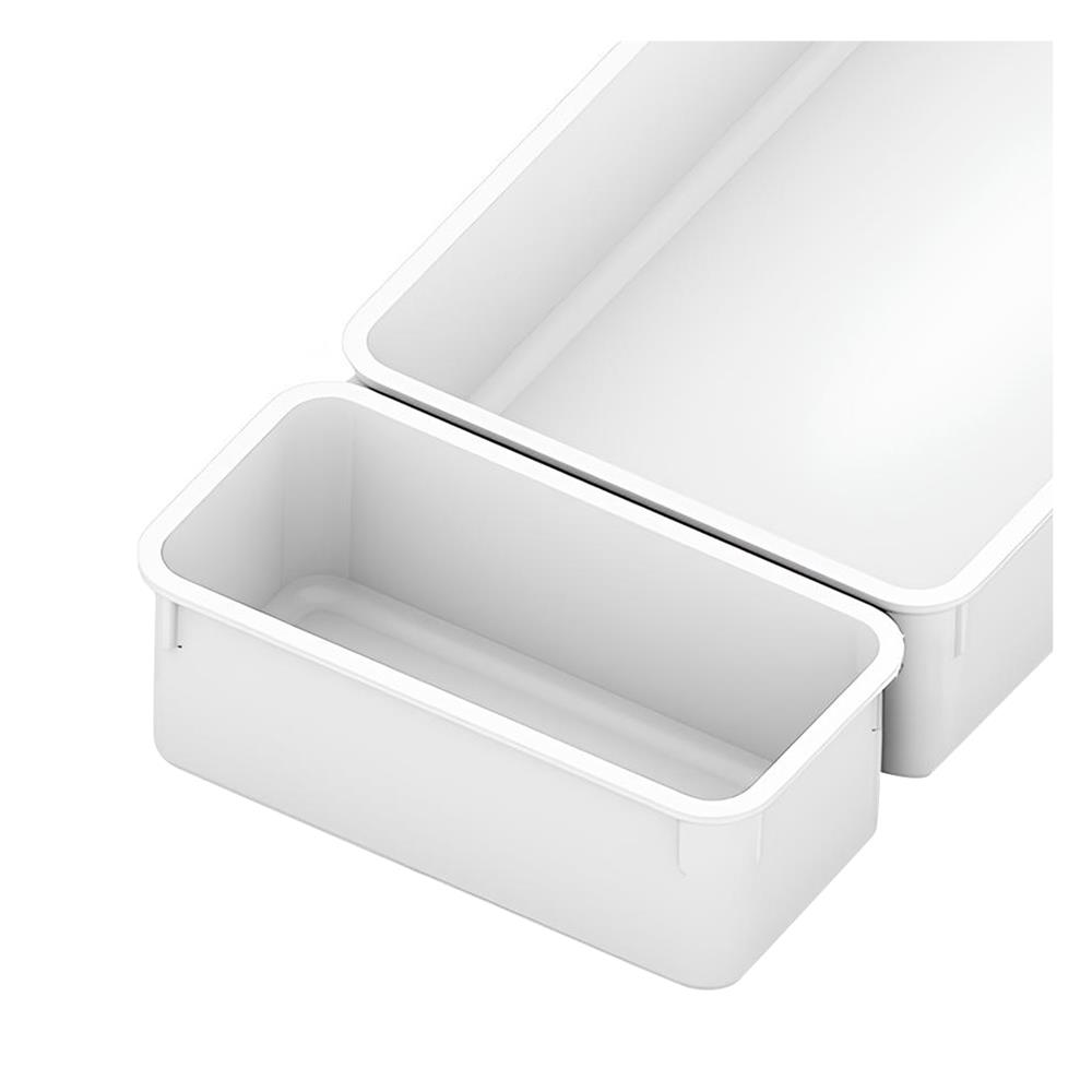 ถาดเก็บของในลิ้นชัก KECH OMO SET2 2 ชิ้น สีขาว