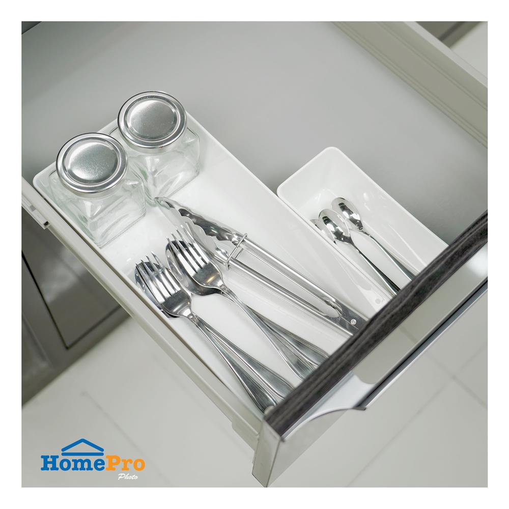 ถาดเก็บของในลิ้นชัก KECH OMO SET2 2 ชิ้น สีขาว