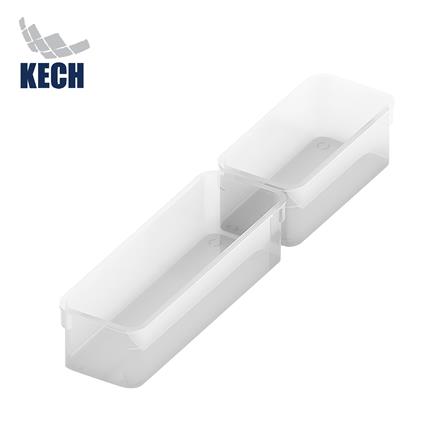 ถาดเก็บของในลิ้นชัก KECH WINK SET2 2 ชิ้น สีใส_1