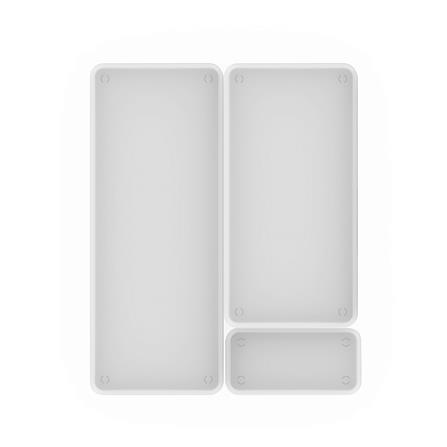 ถาดเก็บของในลิ้นชัก KECH WINK SET4 3 ชิ้น สีใส_2