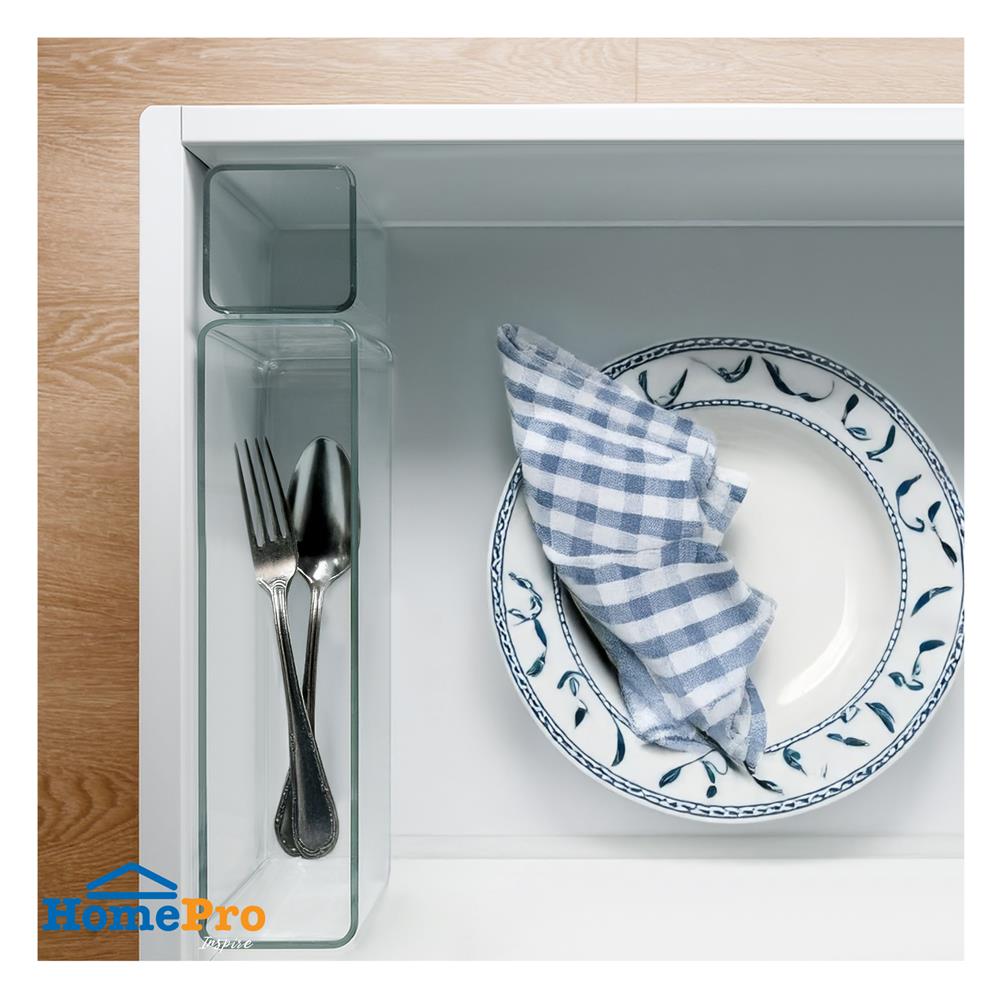 ถาดเก็บของในลิ้นชัก KECH WINK SET1 2 ชิ้น สีใส