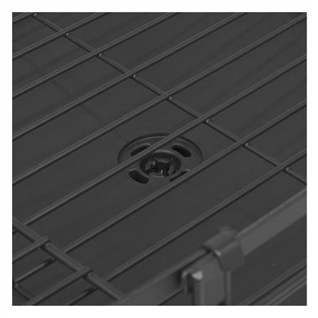 ชั้นคว่ำจานเหล็กพ่นสีดำ ปรับขนาดได้ KECH BLACKY_5