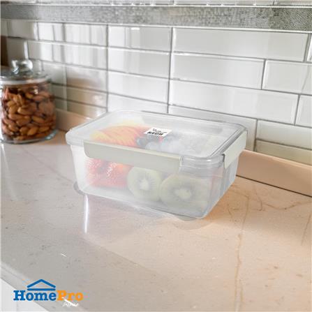 กล่องอาหารเหลี่ยม 4.5 ลิตร KECH NEXT 2827 สีครีม_5