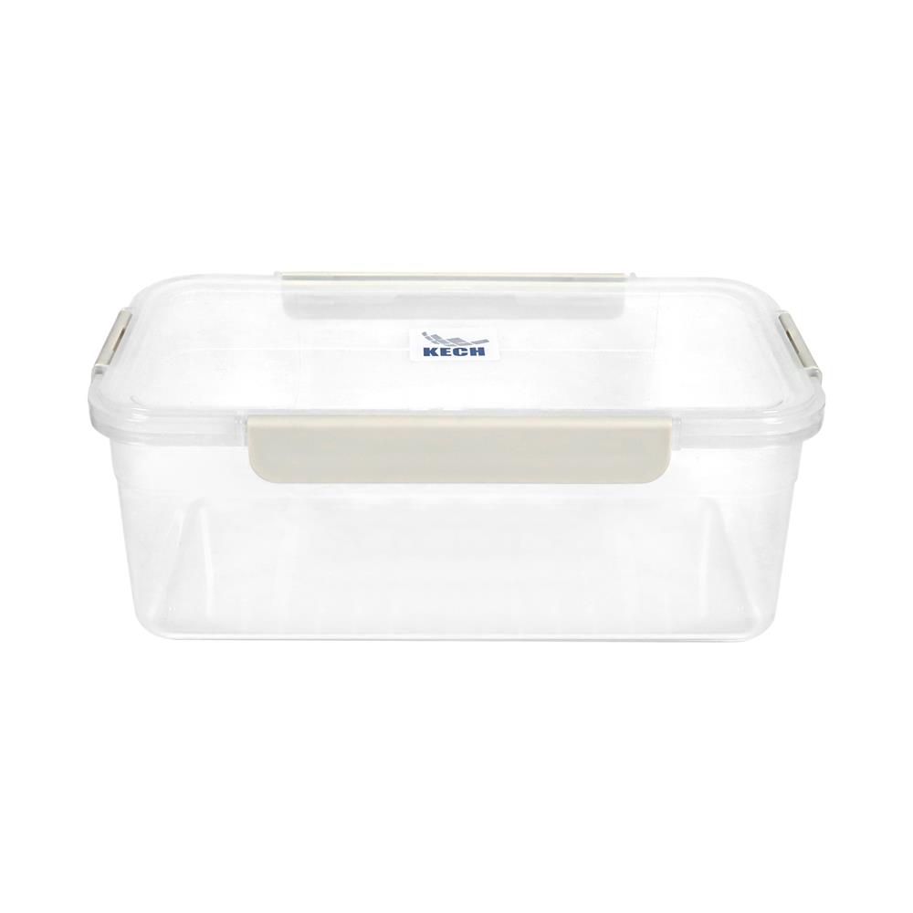 กล่องอาหารเหลี่ยม 4.5 ลิตร KECH NEXT 2852 สีครีม