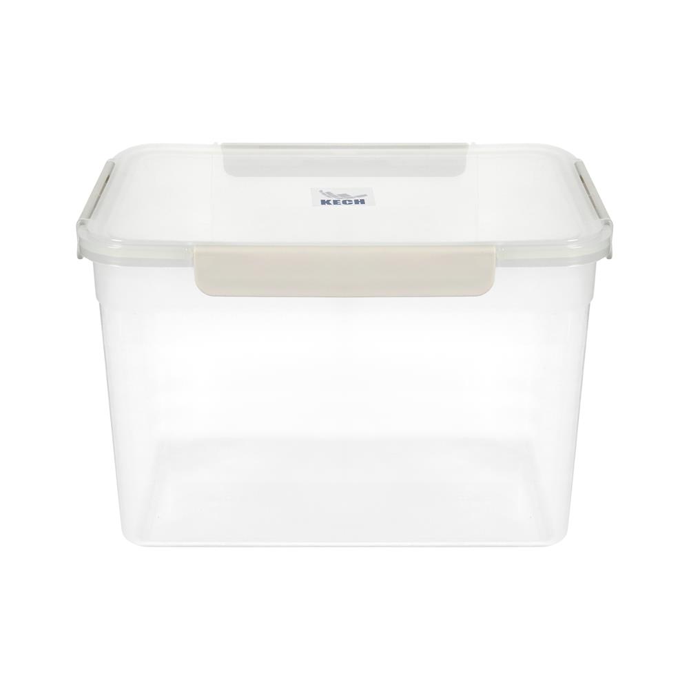 กล่องอาหารเหลี่ยม 10.5 ลิตร KECH NEXT 2828 สีครีม