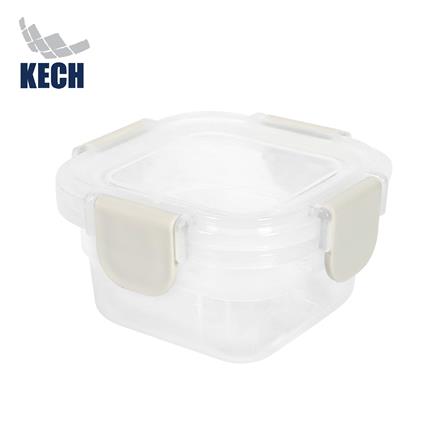 กล่องอาหารเหลี่ยม 0.24 ลิตร KECH NEXT 2840 สีครีม_0