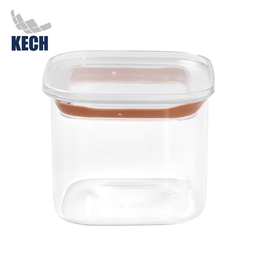 ขวดโหลแก้วฝาดึง KECH DICE 0.5 ลิตร สีน้ำตาล_1