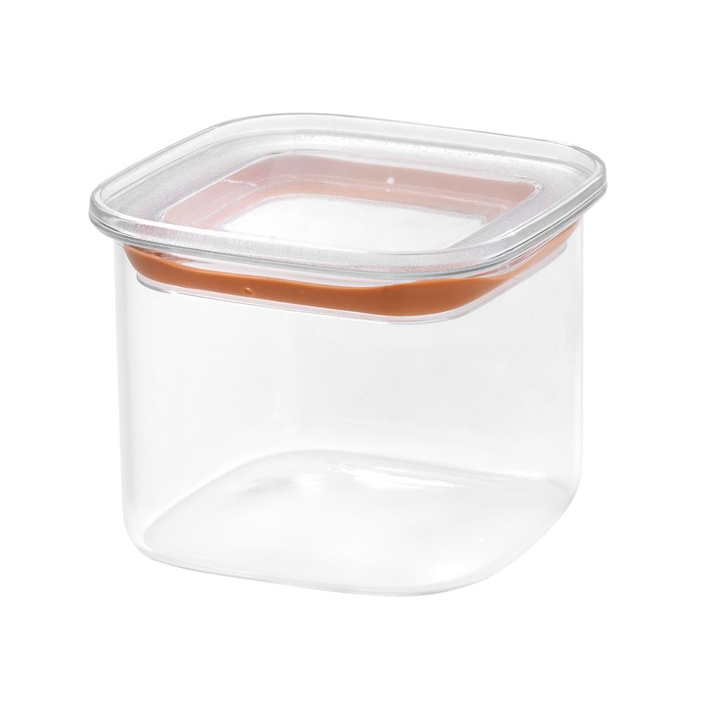 ขวดโหลแก้วฝาดึง KECH DICE 0.5 ลิตร สีน้ำตาล