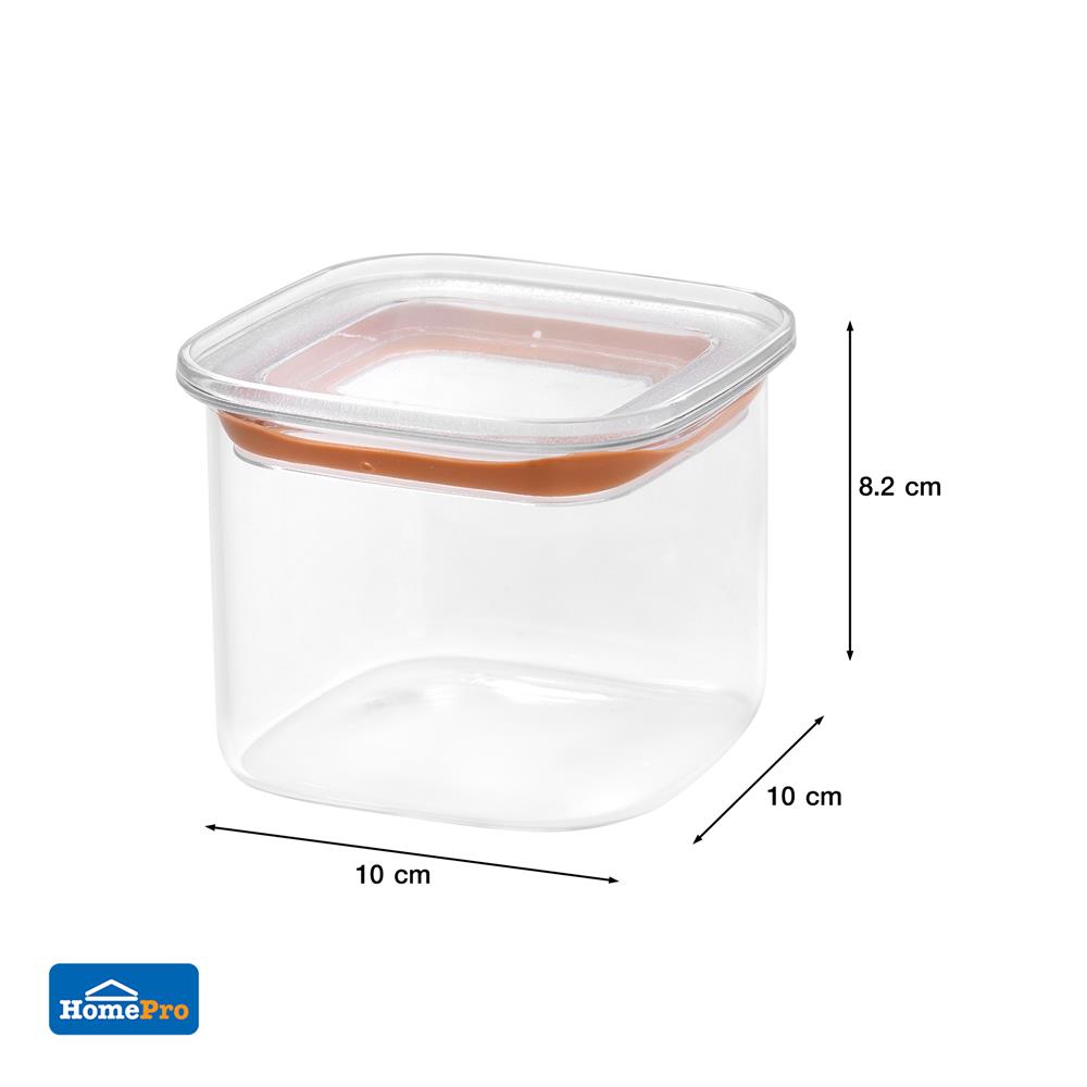 ขวดโหลแก้วฝาดึง KECH DICE 0.5 ลิตร สีน้ำตาล