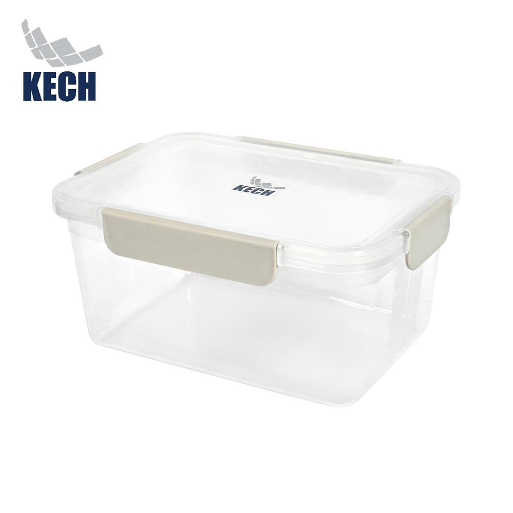 กล่องอาหารเหลี่ยม 3 ลิตร KECH NEXT 2837 สีครีม_1