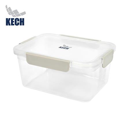 กล่องอาหารเหลี่ยม 3 ลิตร KECH NEXT 2837 สีครีม_0