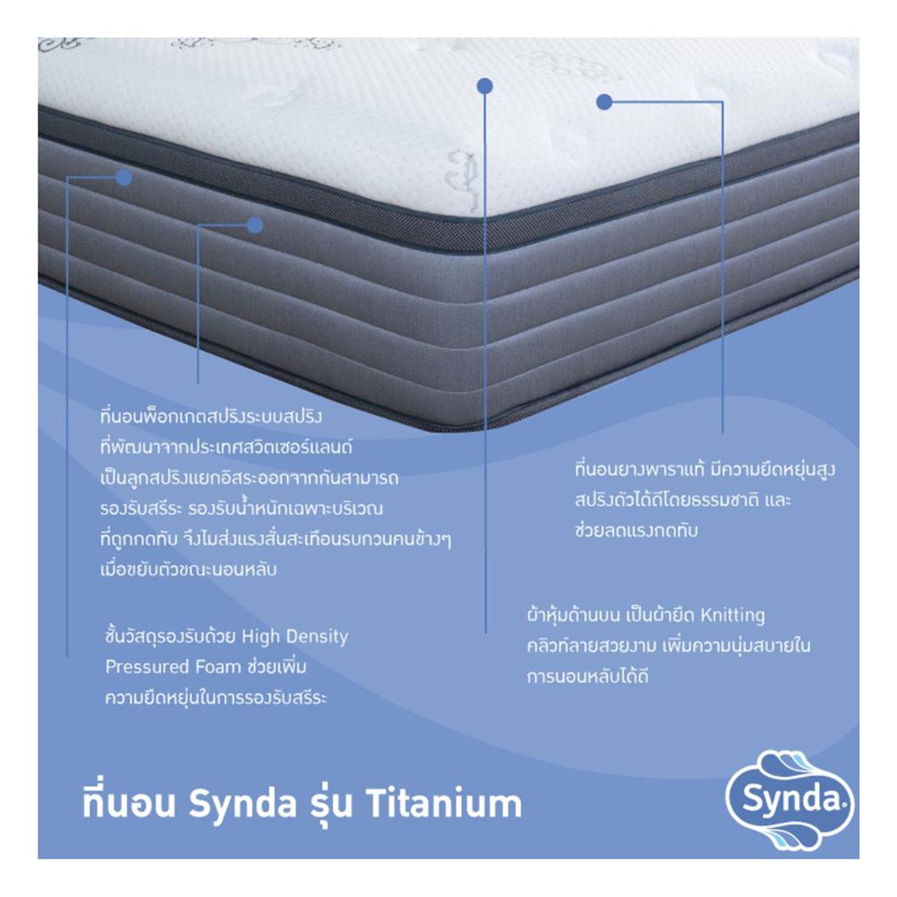 ที่นอน 5 ฟุต SYNDA TITANIUM