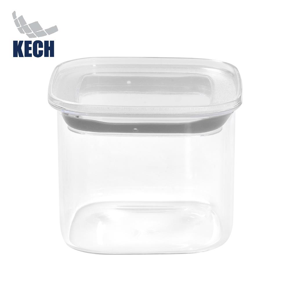 ขวดโหลแก้วฝาดึง KECH DICE 0.5 ลิตร สีเทา_1