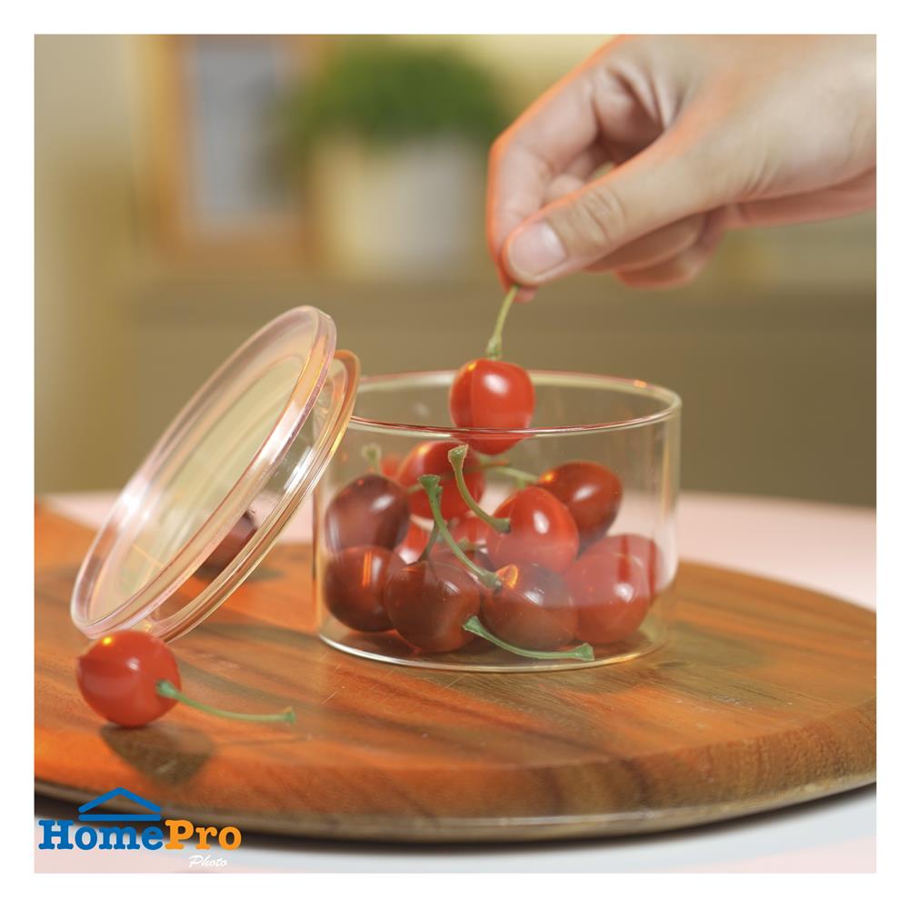 ขวดโหลแก้วฝาดึง KECH CANDY 0.45 ลิตร สีน้ำตาล