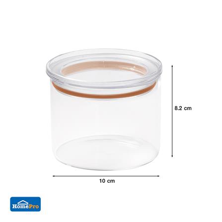 ขวดโหลแก้วฝาดึง KECH CANDY 0.45 ลิตร สีน้ำตาล_5