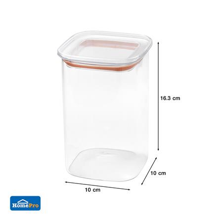 ขวดโหลแก้วฝาดึง KECH DICE 1 ลิตร สีน้ำตาล_5