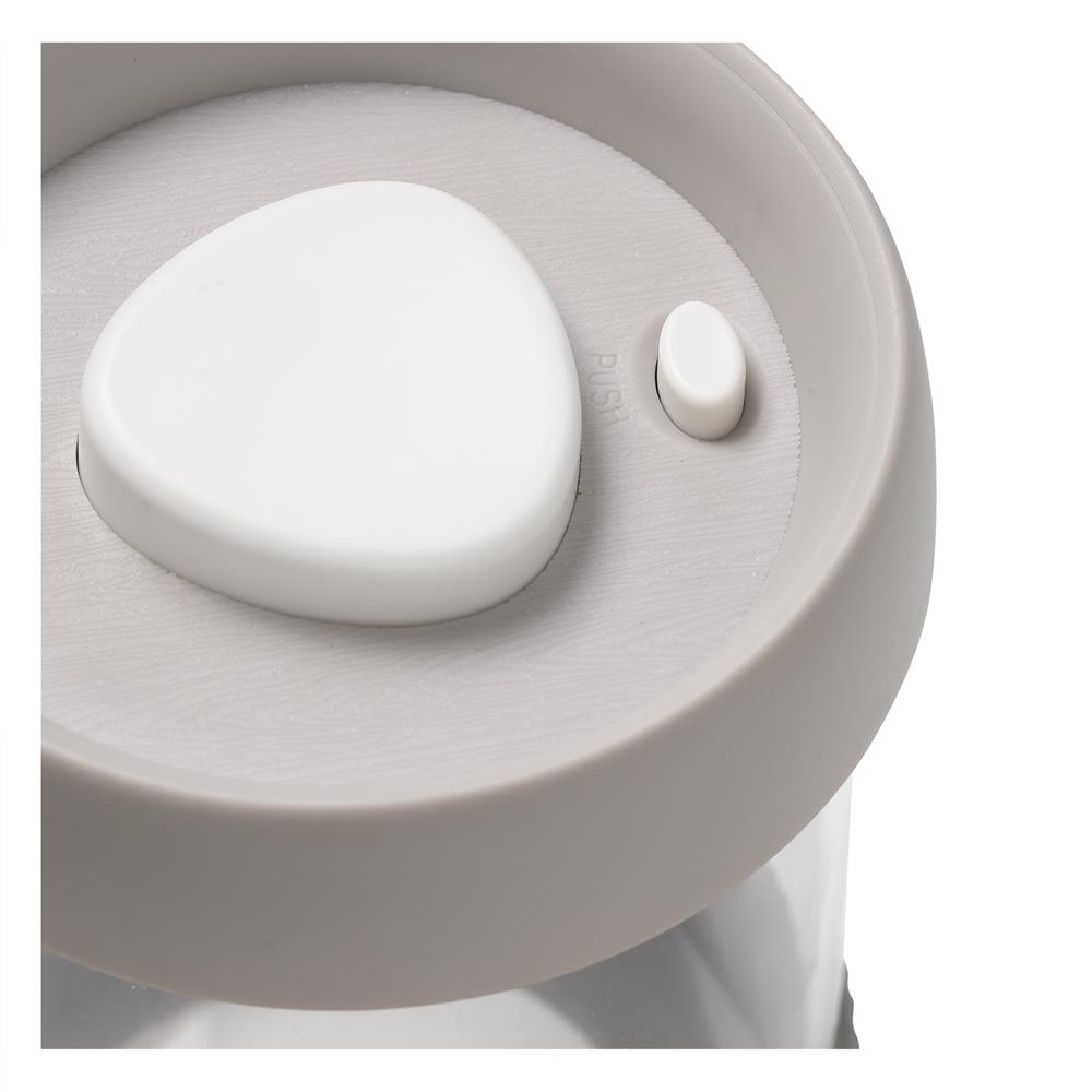 ขวดโหลแก้วฝาดึง KECH SPACE 0.8 ลิตร สีเทา