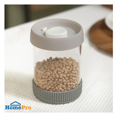 ขวดโหลแก้วฝาดึง KECH SPACE 0.8 ลิตร สีเทา_4