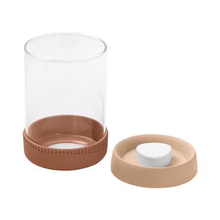 ขวดโหลแก้วฝาดึง KECH SPACE 0.8 ลิตร สีน้ำตาล_1