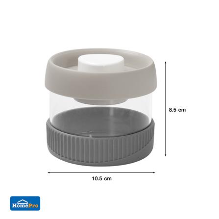 ขวดโหลแก้วฝาดึง KECH SPACE 0.45 ลิตร สีเทา_6