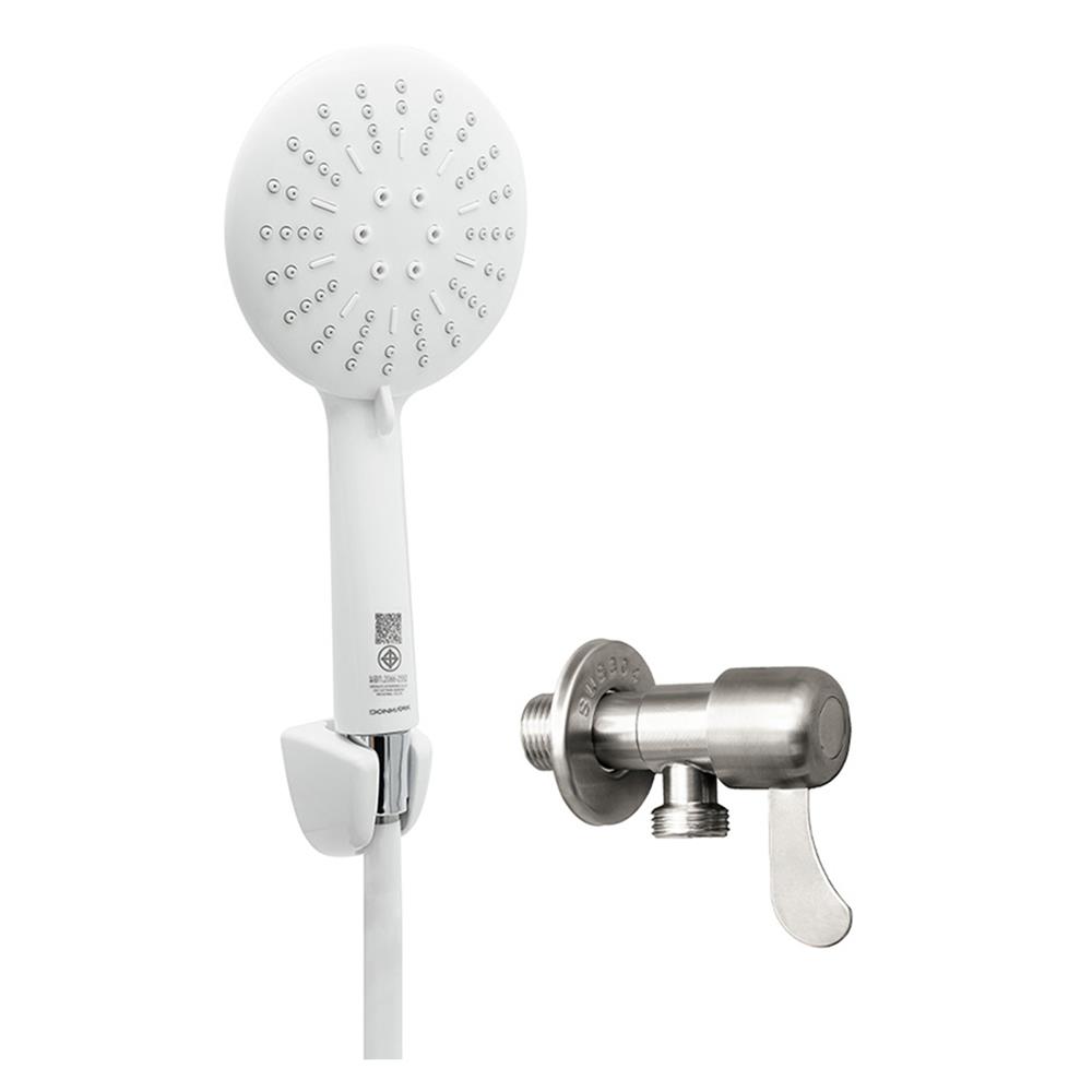 ชุดฝักบัวสายอ่อน DONMARK GL-3712 สีขาว