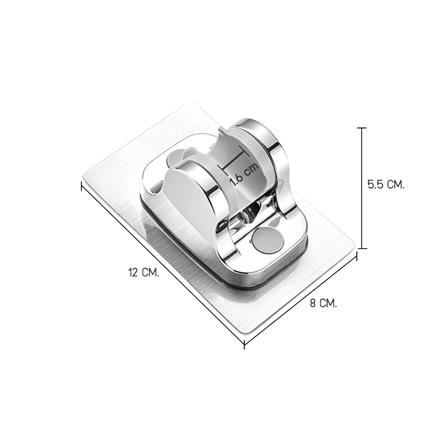ขอแขวนฝักบัว KUDOS K2101379 สีโครม_1