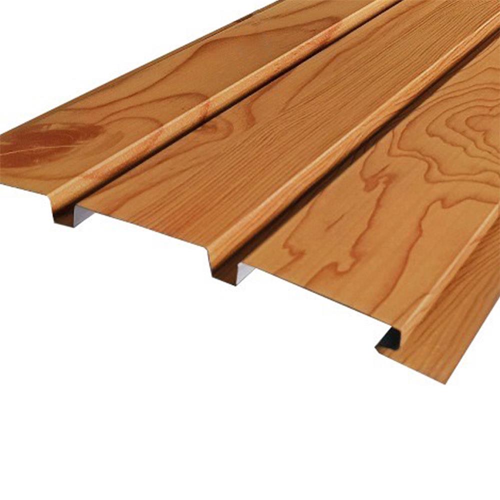 ผนังเมทัลชีท 3 ลอน MERCURY 33.5X200X0.35 ซม. สีไม้สน 6 แผ่น