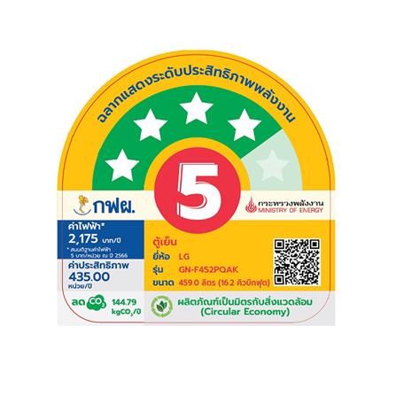 ตู้เย็น 2 ประตู LG GN-F452PQAK.AEPPLMT 16.2 คิว สีดำ_6