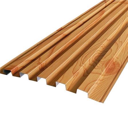 ผนังเมทัลชีท 5 ลอน MERCURY 27.5X150X0.35 ซม. สีไม้สน 6 แผ่น_1